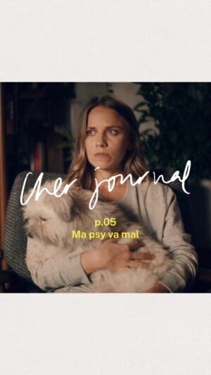 Anna Apter Instagram - Pensée pour tous les psys en burn out, si besoin je vous laisse faire un câlin à mon chien. (Moyennant 50€, négociable selon vos revenus)

Avec la meilleure fausse psy @aureliegarault 

Un nouvel épisode de Cher journal tous les dimanches en exclu sur @canalplus (et arrêtez de me demander mes codes, c’est en clair)

Merci à tous ces gens pour leur talent :
@kyankhojandi @arnaudchautard @olbekmartel @josselinbillot_dop @bystephanievarela @hugo__brossard @goofietosaurus_rex @un_cafe_creme @elodiemlr_makeup @lo_rganza @alphig @tom_apt @jbaubonnet @tristanmazire @mona_chouchane @jordhanfillion @charlotte_pitije @clgrrreen @benou_lrx @fklgprod @jaadproductions @canalplus 💛