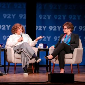 Anna Deavere Smith Instagram - Always honored to share the stage with Valerie Jarrett. (Feb. 19, 2018 at 92nd Street Y. Photo: Rod Morata/Michael Priest Photography)