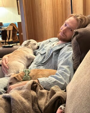 Anna Drezen Instagram - UPDATE: They got adopted! I feel everything. 
//
Looking for these? A bonded pair of adoptable chihuahuas named Buttercup and Peanut Brittle from @thelabellefoundation? Who love the couch and also the walk? Who kiss each others faces? Who have no bones in their bodies? Who make dog lasagna every night (dog, blanket, dog)? Who will watch you when you cook and do the kick thing with the leg when you scratch the belly? Perhaps you work too hard -- perhaps in the industry! -- and you need two little freaks to slow you down a little and make sure you get outside for a trot every day. Take the plunge! They're a 7 year old boy and a 10 year old girl whose elderly owners could no longer care for them. They love all people, are pretty normal and friendly with other dogs, and are just the right energy level IMO (can go for long walks every day but don't need to be hiked twice a day in order to stay sane). Go to the link on their page to apply! #fosterdogs #littleguys