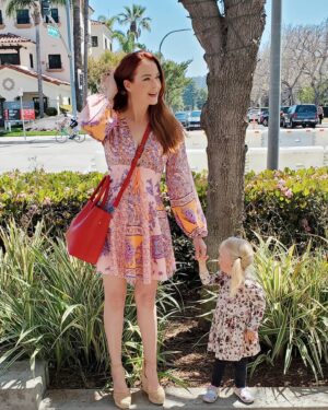 Anna Easteden Instagram - Out and about with Miss Mini Me. 

#outandabout #culvercity #momlife