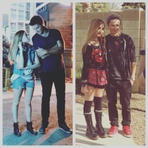 Anna Harr Instagram - My two characters, Seattle on the left, and Ava on the right, with Lancer, played by @mgrossman18, and Matt played by @itscalebthomas. From the upcoming #YA #scifi film #Stasis