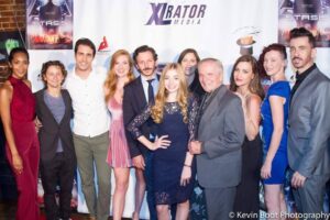 Anna Harr Instagram - On the #redcarpet for the #hollywood  premier of the #YA #scifi #feature #film #Stasis, I play the two lead characters of Seattle and Ava. Written and  directed by @praxiscope