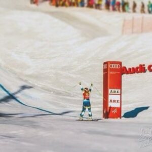 Anna Holmlund Instagram - Det här var tider det…. #skicross #åre