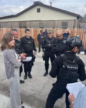 Anna Maiche Instagram - Weeee watch an all new episode of S.W.A.T. tonight at 8pm on CBS! So lucky to have been a part of this episode lead by two incredibly talented, powerful, and kind women. 
Directed by @scriptclay 
Written by @vikastubbs