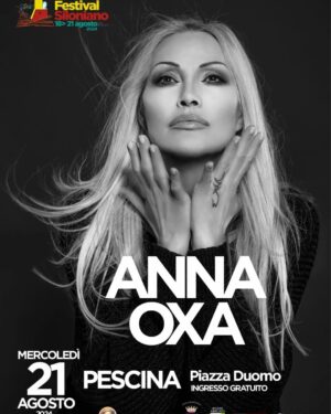 Anna Oxa Instagram - Anna Oxa fissa ancora un appuntamento
con voi per il 21 Agosto 2024
al Festival di Siloniano a Pescina.
Non mancate...