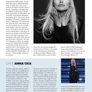 Anna Oxa Instagram - Anna Oxa
A Ticino welcome
Intervista di Keri Gonzato