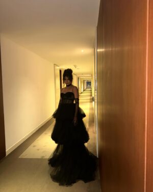 Anna Shurochkina Instagram - Last night at the opening of @theemigala in Dubai ❤️🇦🇪 so excited to be a part of this magnificent event and the award ceremony tonight!💫

Dress by @valentinyudashkin_official 
Diamonds by @parure.at_uae 
Dress by @kristinafidelskaya