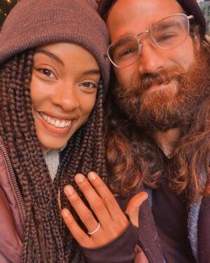 Anna Uzele Instagram - ✨12.19.2020 - Engaged!

This love is a good love. Hasn’t always been, but my goodness we’ve worked so hard. From forbidden youth group crushes dreaming about New York, to 938702 weepy facetimes, to estranged lovers trying to figure out what they believed, to a thousand airport goodbyes, to shattered hearts, to dating other people, to learning to love ourselves, to finding each other in midtown one night, to leaving shame and guilt behind, to couples therapy, to choosing each other every day... I love this love story and am so proud to be living it with you bebe.

Special thanks to @stratfordgriffin for the sparkle ✨