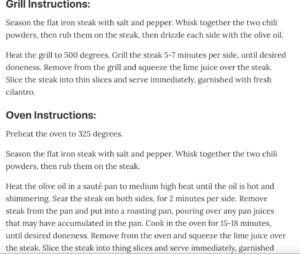 Anna Vocino Instagram - * Comment your favorite thing about this recipe!
Grilling season is here! Try my Chili Lime Steak recipe from #EatHappy cookbook for a delicious weeknight meal. Perfect on the stove too! 🔥🍴 http://amzn.to/2gBvgXt
Link in Bio

Organic Spice Mixes and Marinaras at Eat Happy Kitchen
EatHappyKitchen.com 🍅🌿🥩🌮