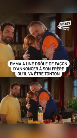 Anne-Elisabeth Blateau Instagram - « Mais je me la ramène pas, j’essaie de te dire que je suis enceinte ! » 🤰 
Même lorsqu’il faut annoncer sa grossesse, Emma et son frère trouvent quand même le moyen de se disputer. 😂
#SDM du lundi au vendredi à 20:30 📺