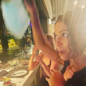 Annika Pampel Instagram - We actually put makeup on and then ordered #cottoncandy