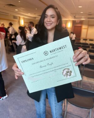 Annisa Pagih Instagram - Officially a #culinaryartsgraduate 👩🏻‍🍳 Thank you @nwcav_chefs for the delicious adventure! 🥂