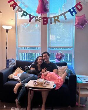 Annisa Pagih Instagram - Happy birthday to Inka’s twin @timmatindas 🥹🫰🏻I’m so lucky to have you both #virgokids (and thank you for always sharing her birthday decoration too. This year’s theme: princess peach 😂 #dadlife )