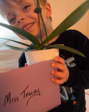 Ant Anstead Instagram - A little teacher appreciation day! Happy Birthday Miss Tracey and thank you for all you do to help raise this little boy! We both love you!  He chose the gifts all by himself! He was so proud! X x