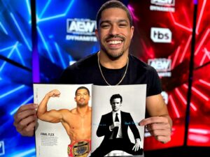 Anthony Bowens Instagram - Acclaimed x @outmagazine ✂️

See you on #aewdynamite LIVE tonight at 8pm