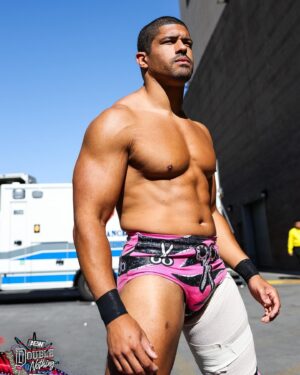 Anthony Bowens Instagram - The Thought of Everything ✂️👑 @aew 

📸: @ryanloco