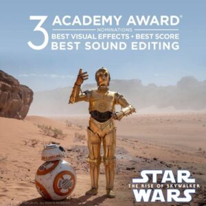 Anthony Daniels Instagram - The possibility of being mistaken for an Oscar statuette is approximately …
Hope our nominees are successful!
@theacademy #academyawards #vfx @johnwilliams.music #sound #bb8 #c3po #iamc3po @starwars #theriseofskywalker @lucasfilm