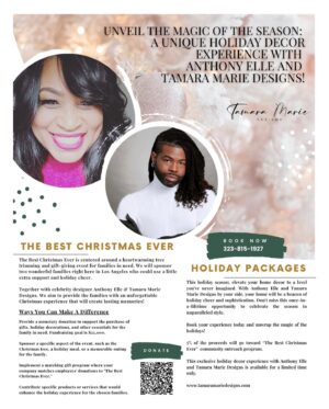 Anthony Elle Instagram - Getting back to my roots in community service and I know this where I’m supposed to be. So excited to serve our deserving family with @tamaramarie designs and @womenblessingwomen

Thank you so much for allowing me to be apart of such an incredible opportunity.

See you Saturday!❤️

Click the link in my bio and be apart of this incredible experience.