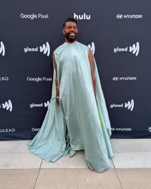Anthony Elle Instagram - I had the time of my life at the 35th Annual @Glaad Awards. So much that I completely forgot to go on the official red carpet. It was an evening of social justice, style, love, and incredible entertainment and speeches. @oprah & @niecynash1 gave incredible inspiring words of empowerment and resilience. We truly must fight on.

Cheers to the times I had with @blackgayweddings @dewayneq @gus_gus_rus @mrglamrocksoul @derrick4mkup @alokvmenon @kendallkyndall @dewayneperkins @delta @rashadburgess @itsaflamer

Designer: @anthonyelle
Handbag:@anthonyelle
Boots:@fashionnova
Makeup: @theartistred 
Videographer:@hattiesboi