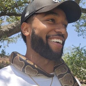 Anthony Hill Instagram - The Snake Whisperer 🐍 

(Ft. Creamsicle & Brownie)