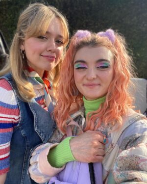 Anthony Lexa Instagram - adore you sm @aimeelouwood , glad i can now share these gorgeous pics of you💕

#sexeducationseason4 #aimeelouwood #aimeegibbs