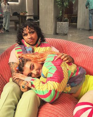 Anthony Lexa Instagram - 🏳️‍⚧️romabbi🏳️‍⚧️

you’re my other half @felixmufti 

#sexeducationseason4 #trans #abbiandroman