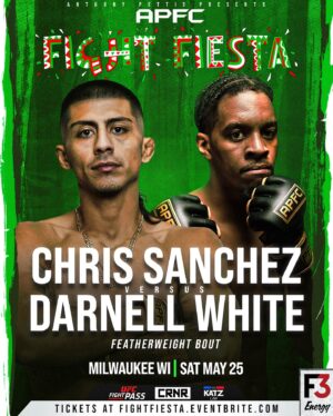 Anthony Pettis Instagram - It’s fight week!! 💥💥💥

APFC Fight Fiesta goes down Saturday. Featuring Special guest hosts Chito Vera and Jose Aldo! 🤯

Watch LIVE on UFC Fight Pass 🖥️