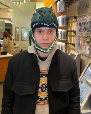 Anthony Turpel Instagram - I posted this a while ago on my story but I’m a dinosaur so I’m posting it again. I now wear this hat whenever I need to outwardly express my inner demons.