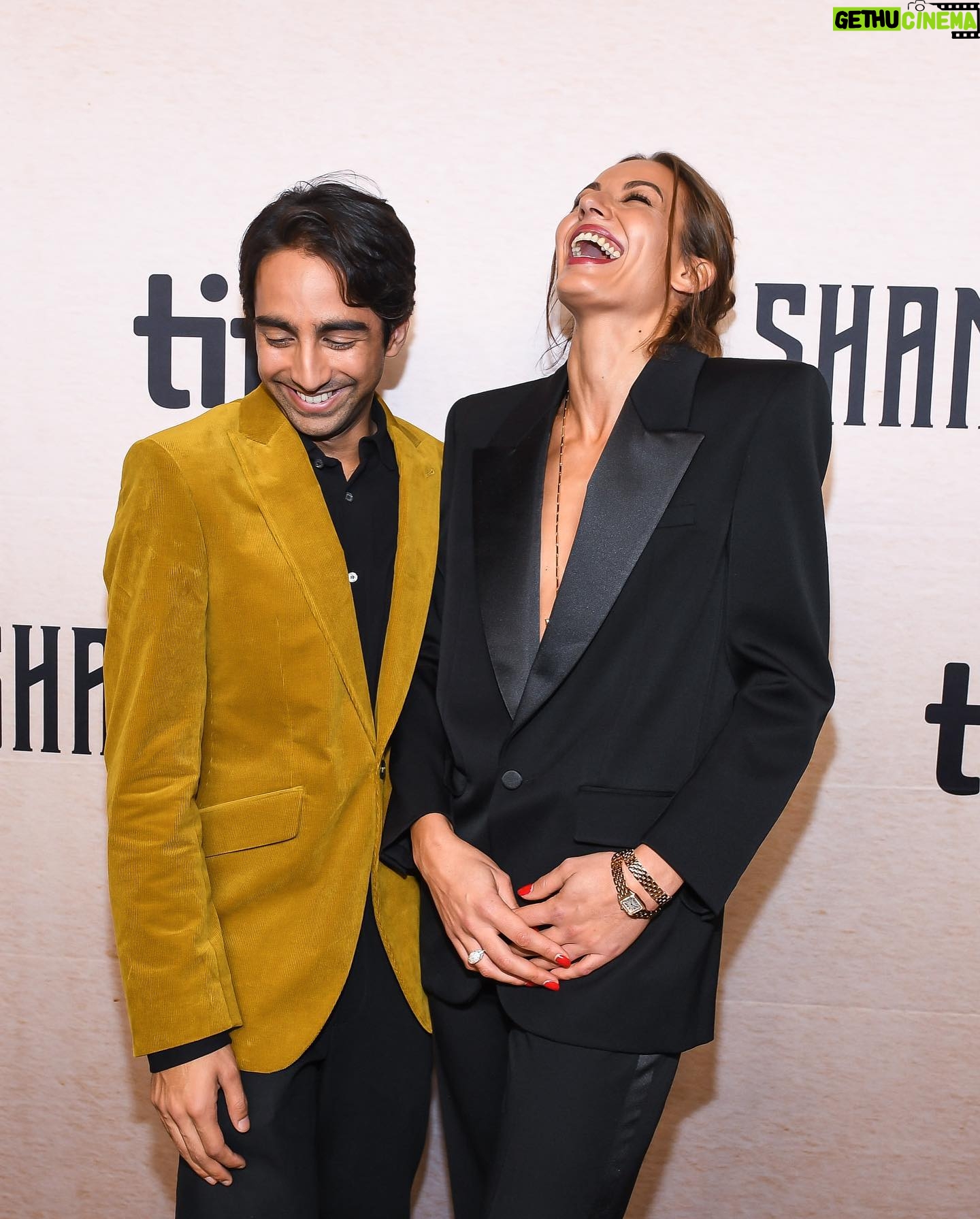 Antonia Desplat - 2.6K Likes - Thank you @tiff_net for having us. #shantaram
Styled by @emmajademorrison
Suit by @ysl
Jewelry by @cartier 💎
Make up by @chanelofficial
HMU by @sheristroh
Skin prep by @jasminavicoskin
@appletvplus
@paramounttelevisionstudios
@anoncontent
@narrativepr
@curtisbrowntalent