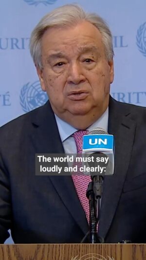 António Guterres Instagram - I am profoundly concerned about escalation between Israel and Hezbollah along the Blue Line.

Escalation in continued exchanges of fire.

Escalation in bellicose rhetoric from both sides as if an all-out war was imminent.

Further military escalation will only guarantee more suffering, more devastation to communities in Lebanon and Israel, and more potentially catastrophic consequences for the region.

The risk for the conflict in the Middle East to widen is real - and must be avoided.

The world must say loudly and clearly: immediate de-escalation is not only possible – it is essential.

There is no military solution. It is time for reason and rationality.