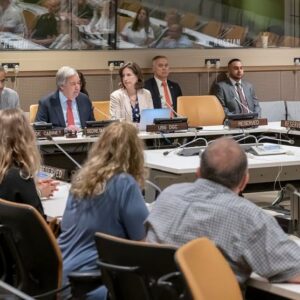 António Guterres Instagram - Today I met again with families of people kidnapped and held by Hamas in Gaza, as well as a former hostage.

I was deeply moved by their harrowing testimonies. I share their pain and grief.

I reiterate my call for the immediate and unconditional release of all hostages. Now.

📷: UN Photo/Mark Garten