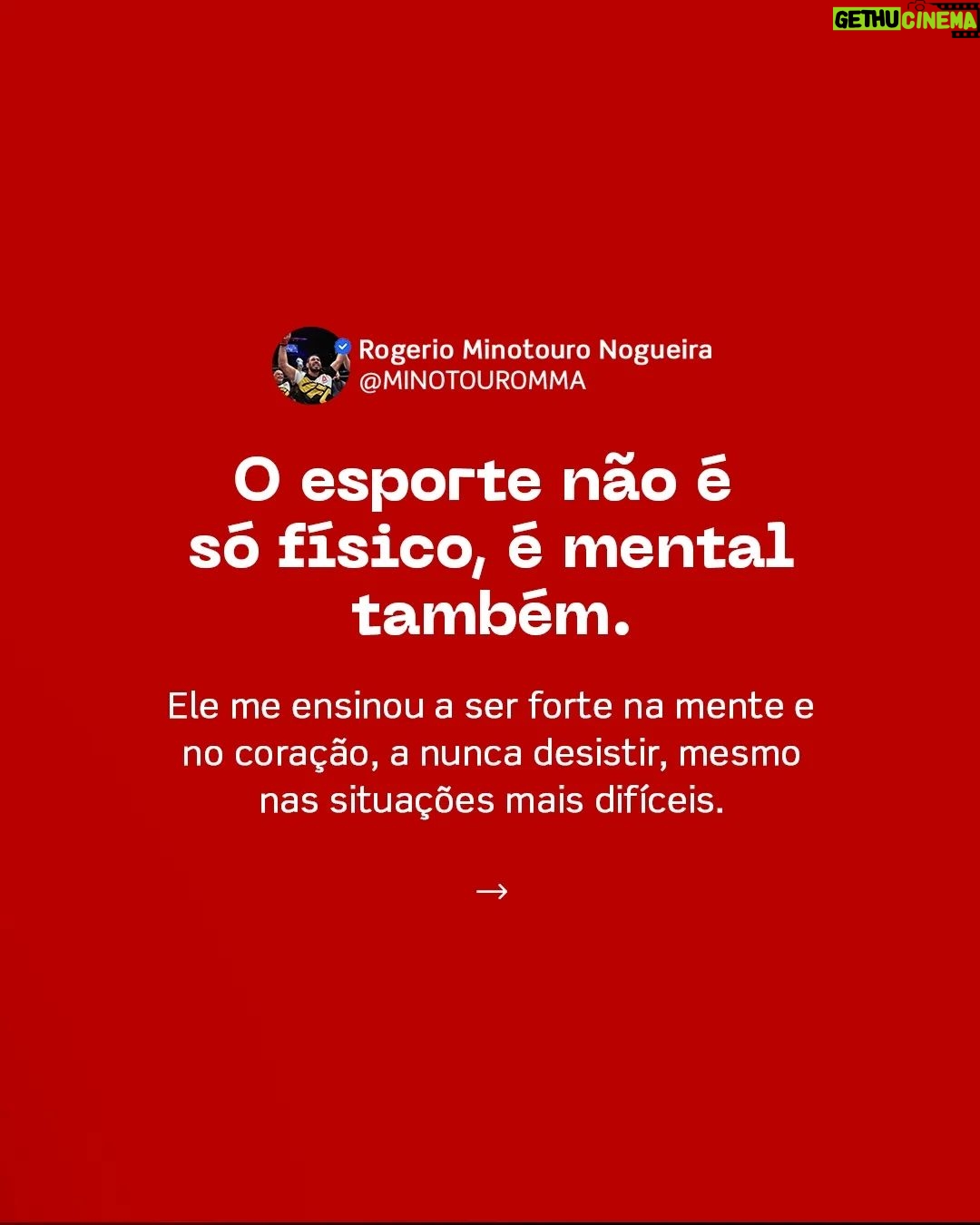 Antônio Rogério Nogueira - 372 Likes - O esporte é uma ferramenta poderosa que transforma vidas.
No tatame, aprendi muito sobre mim mesmo e como construir uma vida repleta de disciplina, respeito e força de vontade.
As lições que vivi aplico em todos os aspectos da minha vida.
O esporte ensina muito mais do que apenas melhorar o corpo, ele molda a mente e o espírito.
Como o esporte impactou você? 🥋
#transformaçãopessoal #altaperformance #disciplina #respeito #forçadevontade #mentalidadeforte #minotouro #teamnogueira