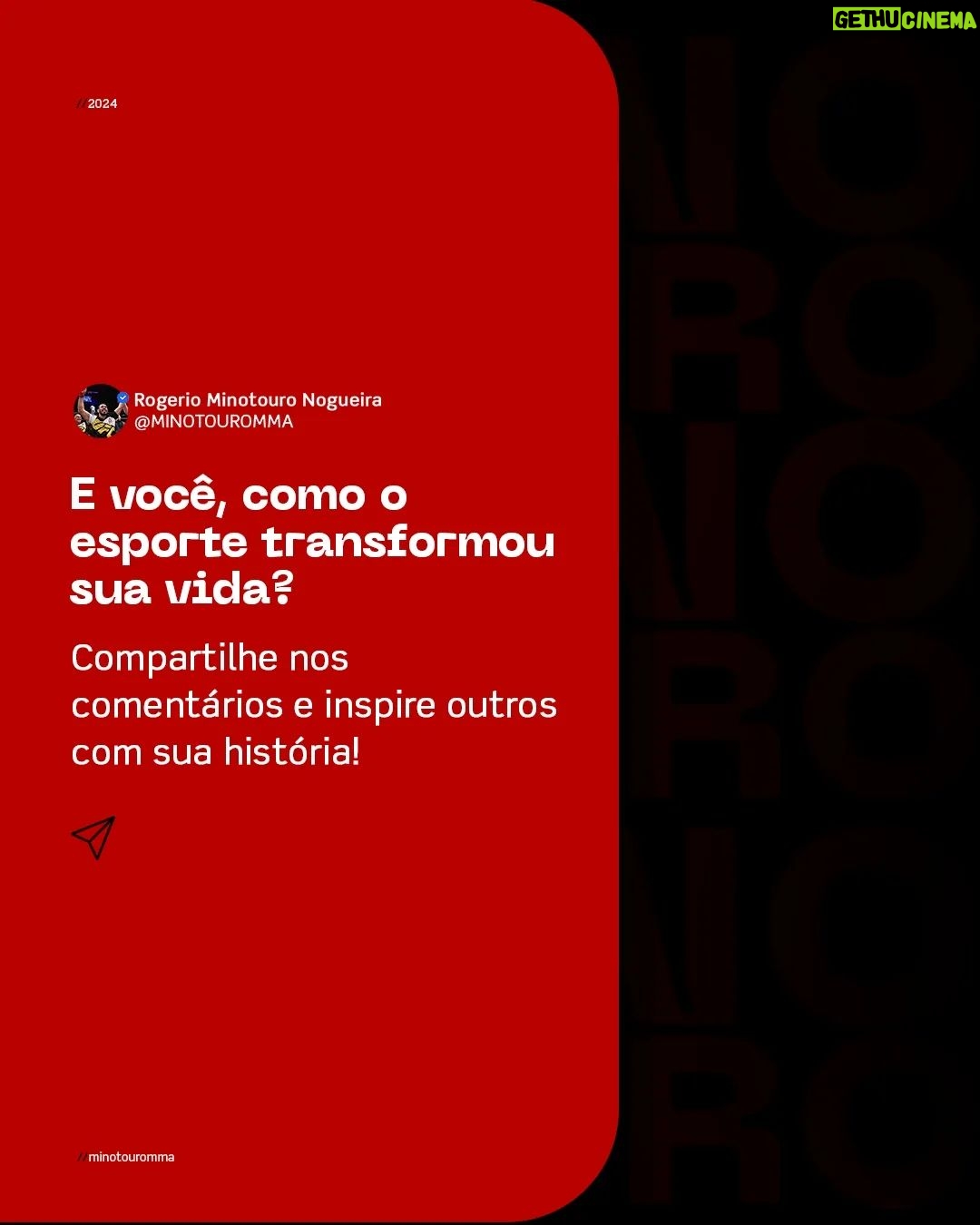 Antônio Rogério Nogueira - 372 Likes - O esporte é uma ferramenta poderosa que transforma vidas.
No tatame, aprendi muito sobre mim mesmo e como construir uma vida repleta de disciplina, respeito e força de vontade.
As lições que vivi aplico em todos os aspectos da minha vida.
O esporte ensina muito mais do que apenas melhorar o corpo, ele molda a mente e o espírito.
Como o esporte impactou você? 🥋
#transformaçãopessoal #altaperformance #disciplina #respeito #forçadevontade #mentalidadeforte #minotouro #teamnogueira
