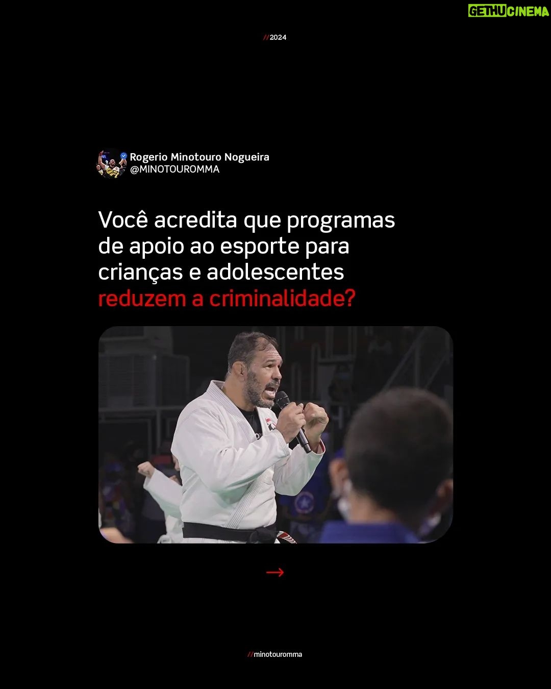 Antônio Rogério Nogueira - 183 Likes - A Unesco comprova isso, e é exatamente por essa razão que o projeto ESPORTE PARA ALÉM DAS FRONTEIRAS foi criado!
Junto com @minotauromma, desenvolvemos uma metodologia no Instituto Nogueira e utilizamos as artes marciais não só para ensinar lutas, mas para moldar jovens de maneira integral. 🥋💡
Este é apenas o início de algo muito maior. Você apoia essa iniciativa? Acredita no impacto social que podemos criar juntos? Deixe seu comentário e participe dessa mudança! 🌍👊
#EsporteTransforma #TeamNogueira #ImpactoSocial