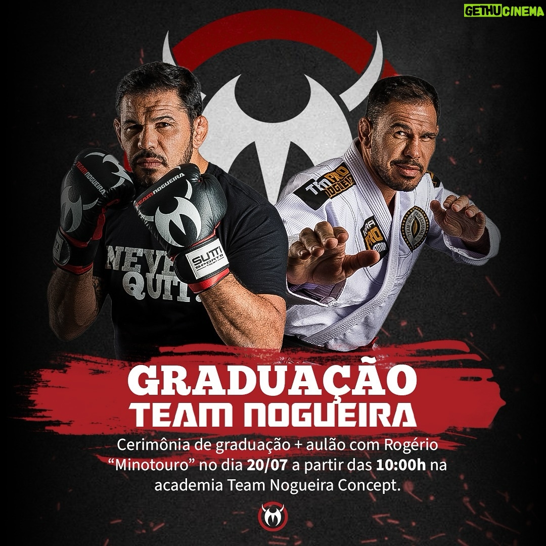 Antônio Rogério Nogueira - 207 Likes - 🎓🥋 Cerimônia de Graduação na Team Nogueira Concept! 🥋🎓
É com muita alegria que anunciamos a nossa próxima Cerimônia de Graduação, que acontecerá no dia 20/07 às 10h! Este será um evento especial, repleto de conquistas e celebrações, e contamos com a presença ilustre do grande campeão Rogério Minotouro!
Além da cerimônia, teremos um aulão exclusivo com o Minotouro, onde você poderá aprender diretamente com uma lenda do MMA! Não perca esta oportunidade única de ver de perto todo o talento e dedicação que fazem da nossa academia um verdadeiro time de campeões!
📅 Data: 20/07
🕙 Hora: 10:00h
📍 Local: Team Nogueira Concept
📞 Contato: (21) 99793-0206
Venha prestigiar nossos alunos, celebrar suas conquistas e viver momentos inesquecíveis ao lado de uma lenda do esporte. Junte-se a nós e faça parte dessa história! #TeamNogueiraConcept #Graduação #RogérioMinotouro #MMA #JiuJitsu #ArtesMarciais #Esporte #Determinação #Superação #muaythai