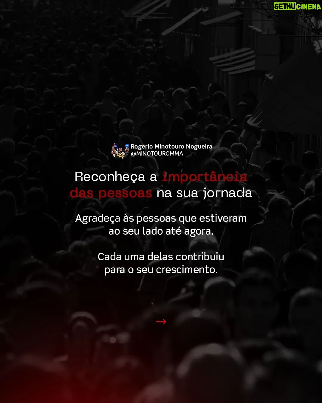 Antônio Rogério Nogueira - 166 Likes - Às vezes, é necessário reconhecer que as pessoas que te trouxeram até aqui não são as mesmas que vão te levar para o próximo nível.
Agradeça por cada apoio e aprendizado, mas também esteja aberto a novas influências e oportunidades que te desafiem e inspirem a crescer ainda mais.
🔹 Avalie suas relações.
🔹 Busque novas perspectivas.
🔹 Cerque-se de pessoas que querem te ver vencer.
🔹 Abrace a mudança e a transformação.
O próximo nível te espera. Esteja pronto para essa jornada!
#CrescimentoPessoal #Transformação #Evolução #Motivação #Sucesso #Desenvolvimento #Inspiração #Disciplina #Mudança