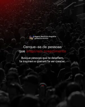 Antônio Rogério Nogueira Instagram - Às vezes, é necessário reconhecer que as pessoas que te trouxeram até aqui não são as mesmas que vão te levar para o próximo nível.

Agradeça por cada apoio e aprendizado, mas também esteja aberto a novas influências e oportunidades que te desafiem e inspirem a crescer ainda mais. 

🔹 Avalie suas relações.
🔹 Busque novas perspectivas.
🔹 Cerque-se de pessoas que querem te ver vencer.
🔹 Abrace a mudança e a transformação.

O próximo nível te espera. Esteja pronto para essa jornada!

#CrescimentoPessoal #Transformação #Evolução #Motivação #Sucesso #Desenvolvimento #Inspiração #Disciplina #Mudança