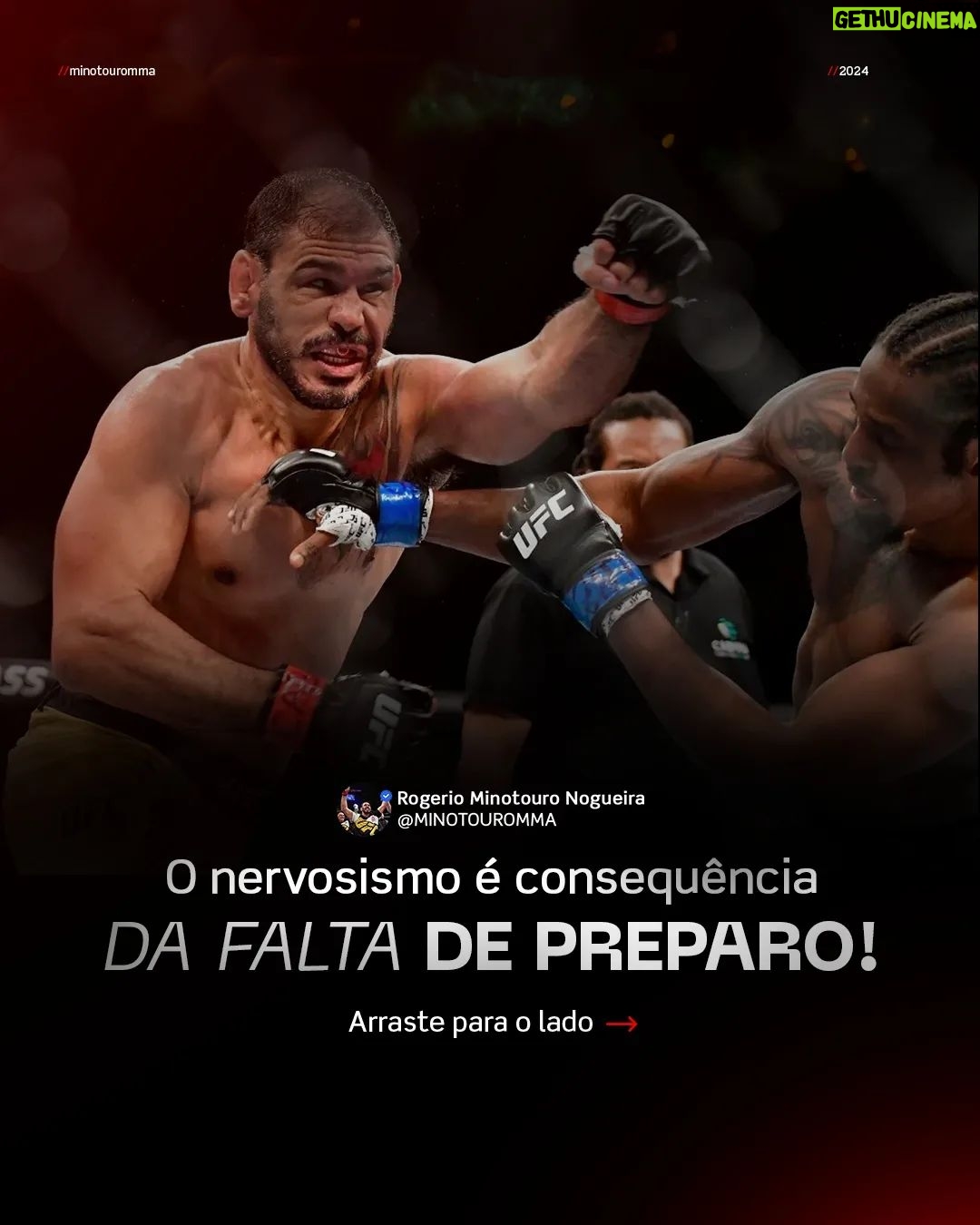 Antônio Rogério Nogueira - 321 Likes - Quando você se dedica, conhece seus objetivos e entende sua jornada, a confiança substitui o medo.
Treine sua mente e seu corpo para superar qualquer desafio.
Compartilhe essa mensagem com alguém que precisa de inspiração hoje!
#mentalidadedecampeão #altaperformance #preparo #superação #minotouro #foconoobjetivo #desenvolvimentopessoal #forçamental