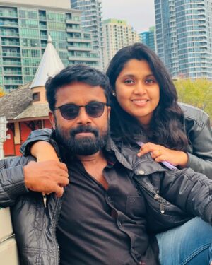 Anu Anand Instagram - Happy Father's Day to my amazing dad. You mean the world to me ,and I am who I am because of you. Undoubtedly you the best father in the world. Amma , chechi and me we Allways love you forever achaaaaa♥️♥️♥️