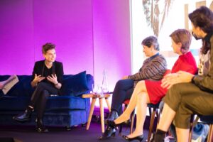 Anuna De Wever Instagram - First minister of Scotland, Nicola Sturgeon; ‘You can quote me on the fact that we are NOT doing enough’ .

A while back I had the honor to speak for @jameshuttoninst on the intersections between global inequality, human rights and the climate crisis, together with @lola_segers , @julietamartinezo , @cfigueres and @nicolasturgeon . 

I started my speech reflecting on the first encounter I had with the reality of global inequality and the confrontation of my own massive privilege. 

This crisis is not just about emissions in the atmosphere, it’s about humans. And therefore we have all the right to hold our politician accountable, bluntly and honestly. 

Politicians need to be honest. Although it’s only the very first step, it’s something many of our ‘leaders’ don’t do. And it’s the lies and the doubts about what is currently happening that is causing this general approval of inaction. 

A big thank you also to Julieta and Lola for your beautiful speeches and for standing next to me in this fight for humanity.