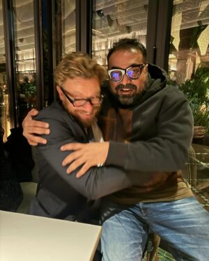 Anurag Kashyap Instagram - The amazing @snappytoes .. looking cool and sexy with his longer hair as conspired to where I saw him last in #IvanSen’s limbo .. so nice to have met him