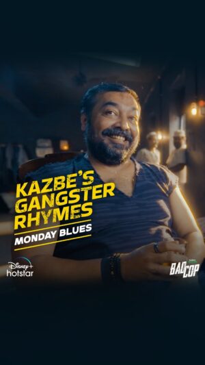 Anurag Kashyap Instagram - Sorry yaar #MondayBlues horeya si mainu bro!

#HotstarSpecials #BadCop is now streaming.

#BadCopOnHotstar