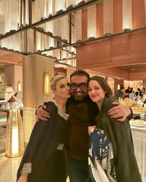 Anurag Kashyap Instagram - Another big surprise last night .. the fellow@jury member from 2013. Thanks to @melitatoscan . The lovely @marioncotillard , the little girl blue . So happy to see her again .. ❤️ @marrakechfilmfestival