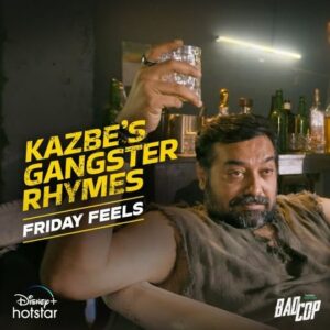 Anurag Kashyap Instagram - A̶B̶C̶D̶ TGIF 🤩🕺

#HotstarSpecials #BadCop Streaming from June 21.

#BadCopOnHotstar #FridayMood