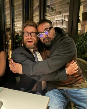 Anurag Kashyap Instagram - The amazing @snappytoes .. looking cool and sexy with his longer hair as conspired to where I saw him last in #IvanSen’s limbo .. so nice to have met him