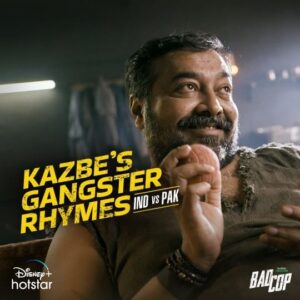 Anurag Kashyap Instagram - Crime aur rhyme ka king is waiting for June 9.

#HotstarSpecials #BadCop Streaming June 21.

#IndvPak #BadCopOnHotstar
