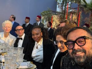 Anurag Kashyap Instagram - At the dinner at @marrakechfilmfestival @zaramirebrahimi @snappytoes @swinton.tilda #tareksalehi @naomi.kawase #DeeReees @holtmccallany #Desiree