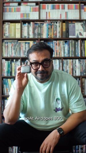 Anurag Kashyap Instagram - Witness the beginning of a "bawaal" revolution in cinematic sound by Airdopes 800, co-engineered with Dolby Audio.

#boAtxDolby