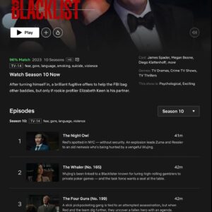 Anya Banerjee Instagram - @netflix today in the usa ♥️🖤

#theblacklist #theblacklistseason10