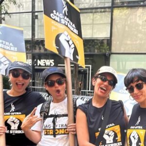 Anya Banerjee Instagram - This #LaborDay I want to express my solidarity and respect for workers fighting for their livelihoods. Consent and compensation are crucial to ensuring an equitable and humane future for our industry, and beyond! #sagaftrastrong 💛
